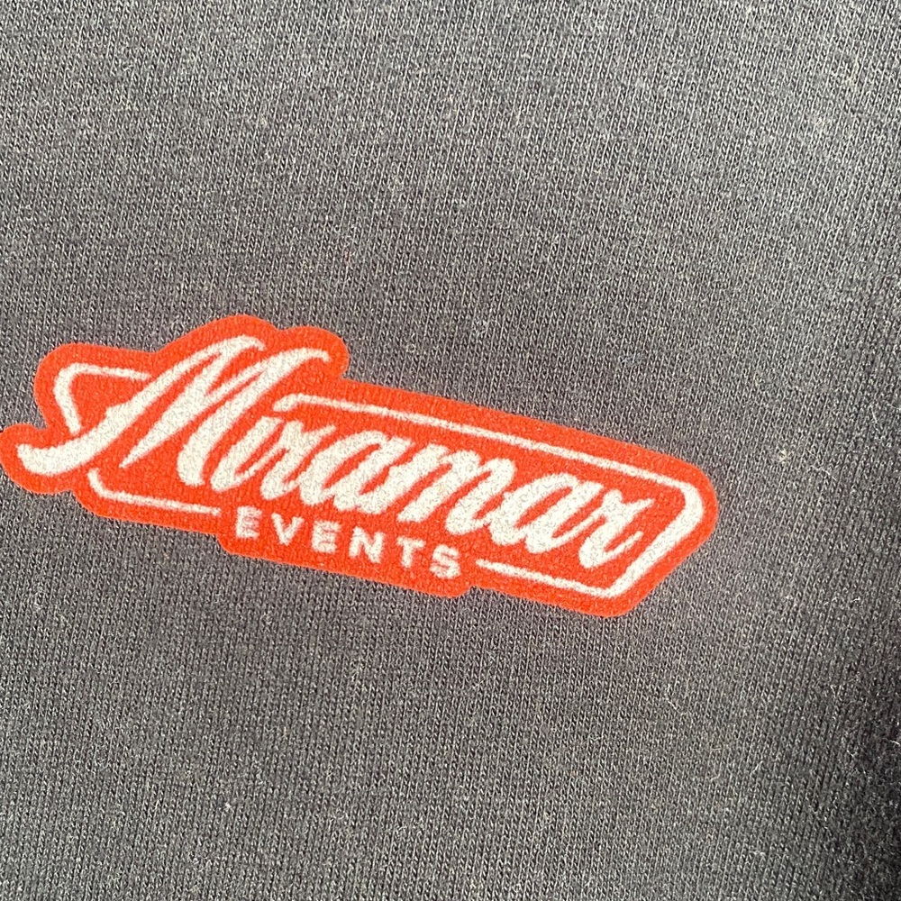 Just Hoods XL Black Graphic Hoodie Delivering Good Times Pullover Sweatshirt - Picture 5 of 15